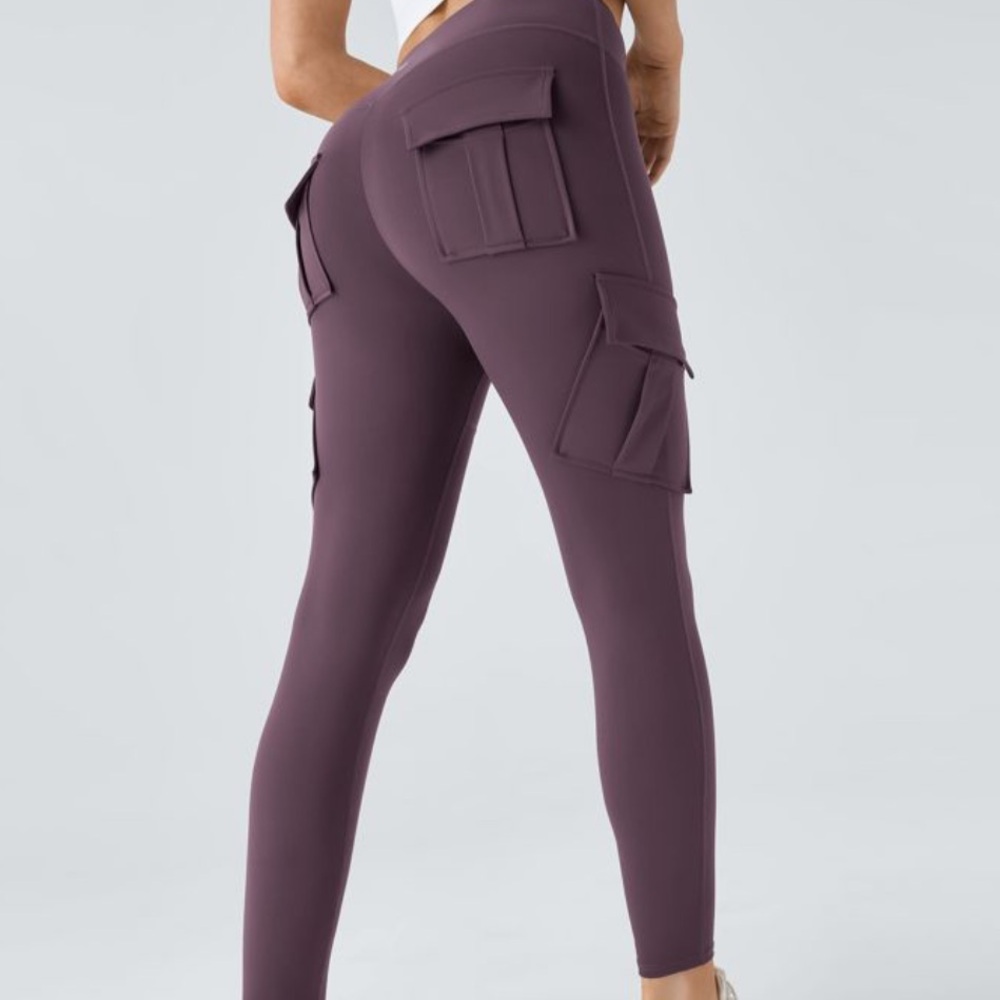 HALARA Purple Cargo Leggings